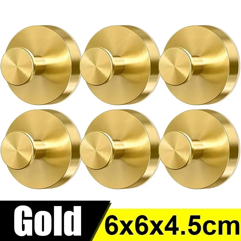 8/1PCS Stainless Steel Suction Cup Hooks Punch-Free Wall Mounted Hook Hanging Towel Holder Kitchen Bathroom Vacuum Suction Cups